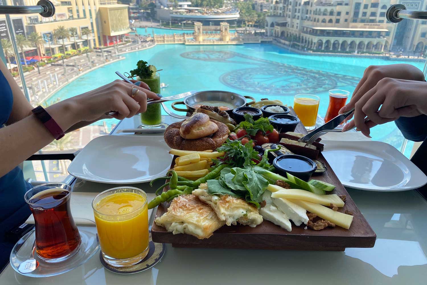 Experience a traditional Turkish breakfast with Dubai Fountain views at  HuqqA | Time Out Dubai