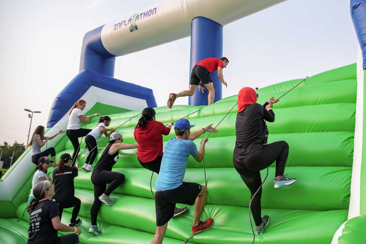 A Gigantic Inflatable Obstacle Course Is Making Its Way To Dubai Time A Gigantic Inflatable Obstacle Course Is Making Its Way To Dubai Time