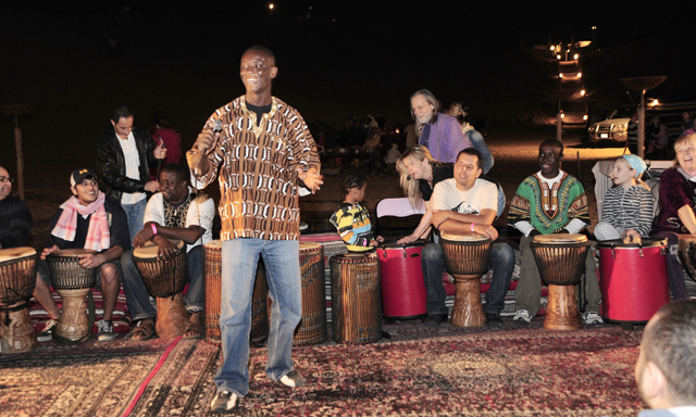 Join a full moon drumming class | Time Out Dubai