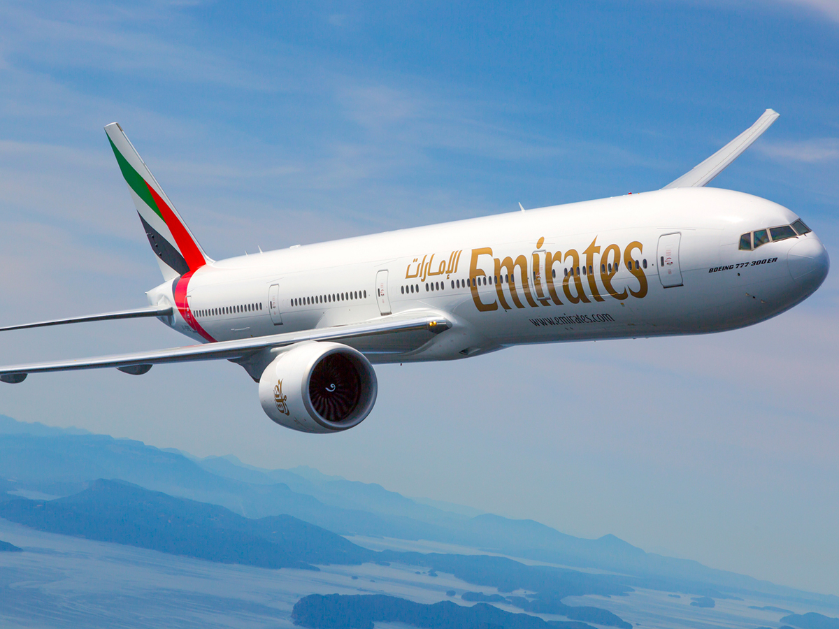 Emirates airline upgrade announced on flight from Dubai