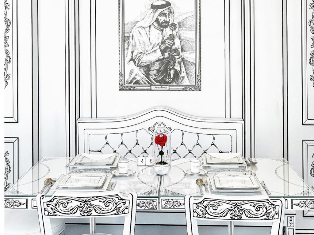 Instagrammable places in Dubai: Forever Rose