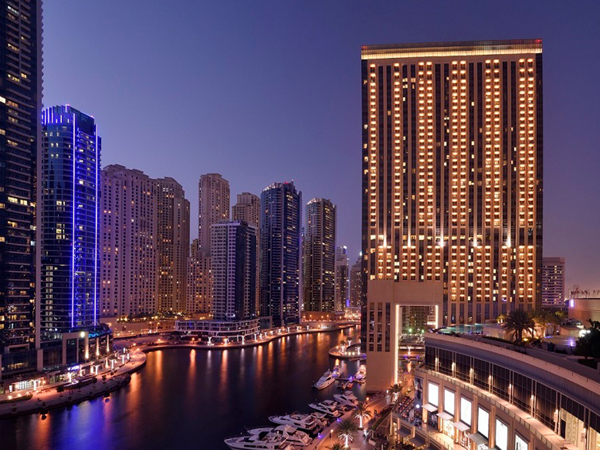 Heaven luxury. The address Dubai Marina 5 бассейн.