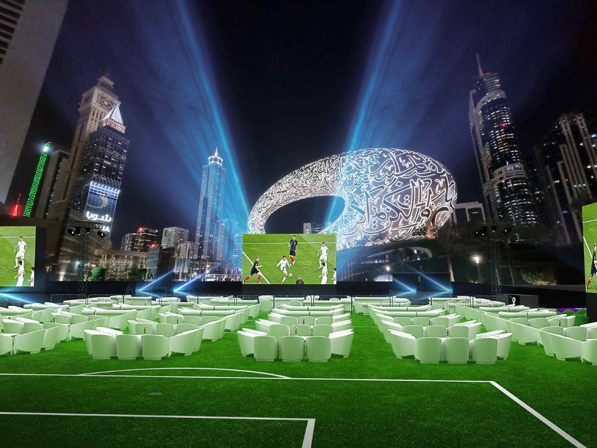 Watch the World Cup with view of the Museum of the Future