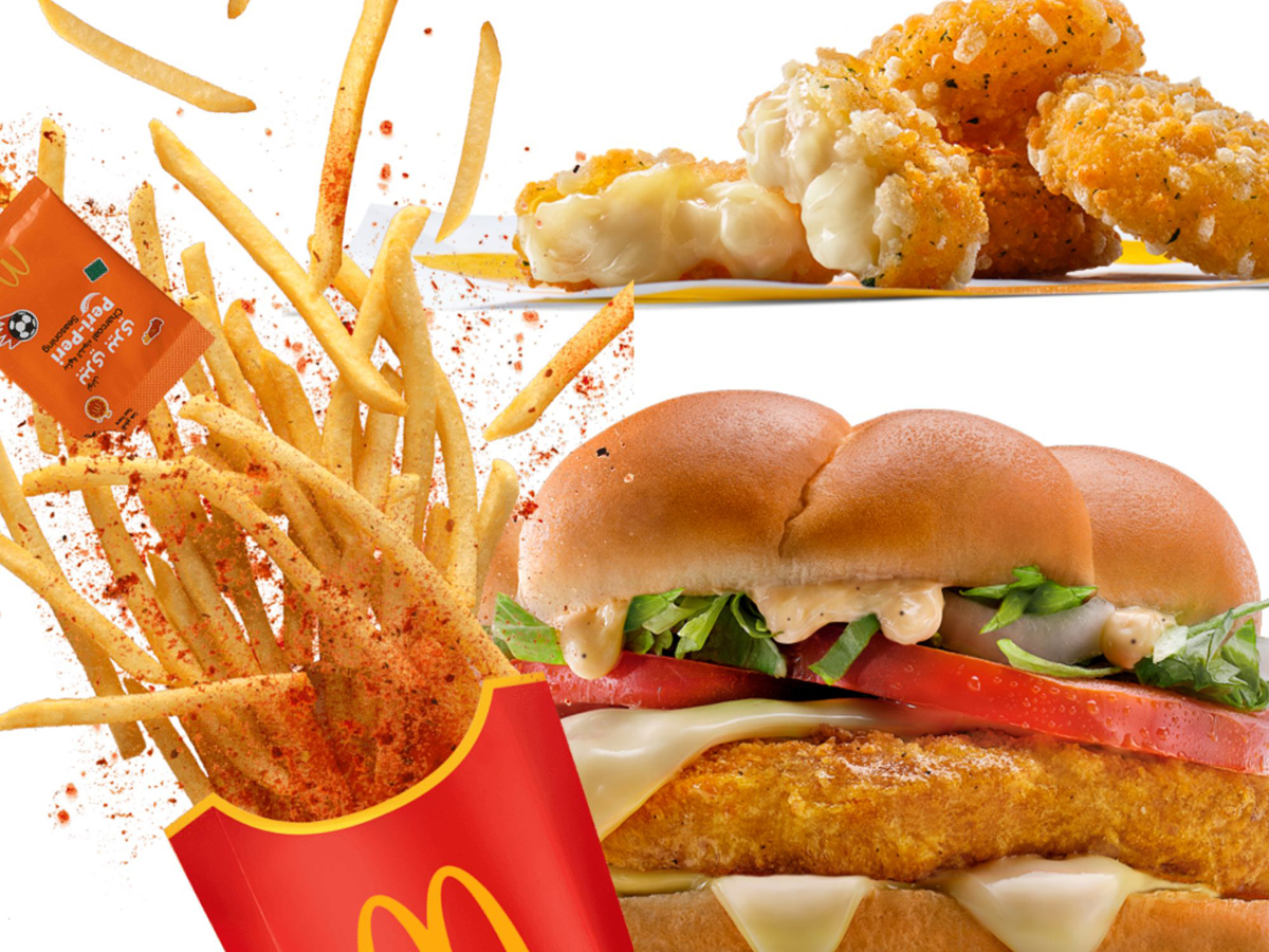 Mcdonalds on sale food menu