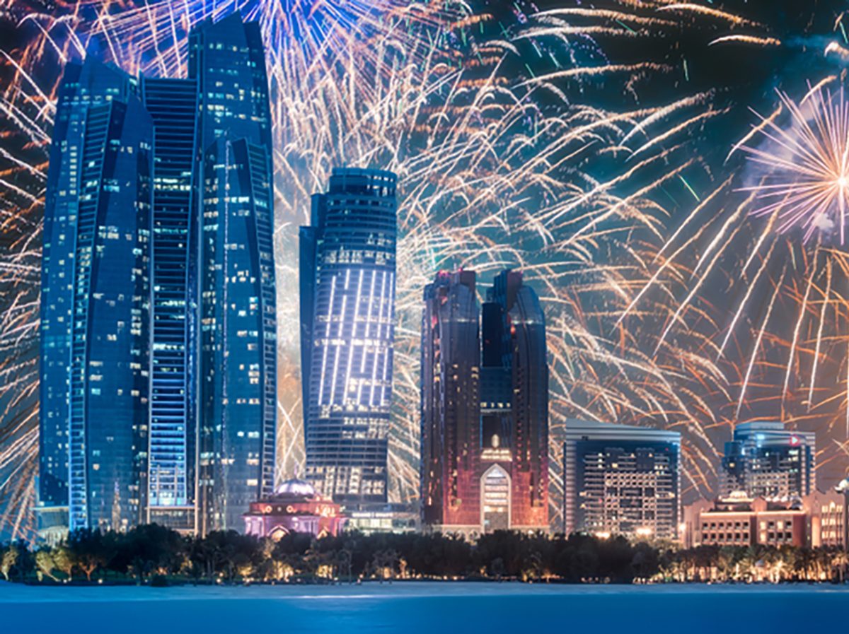 chinese new year 2025 fireworks in abu dhabi