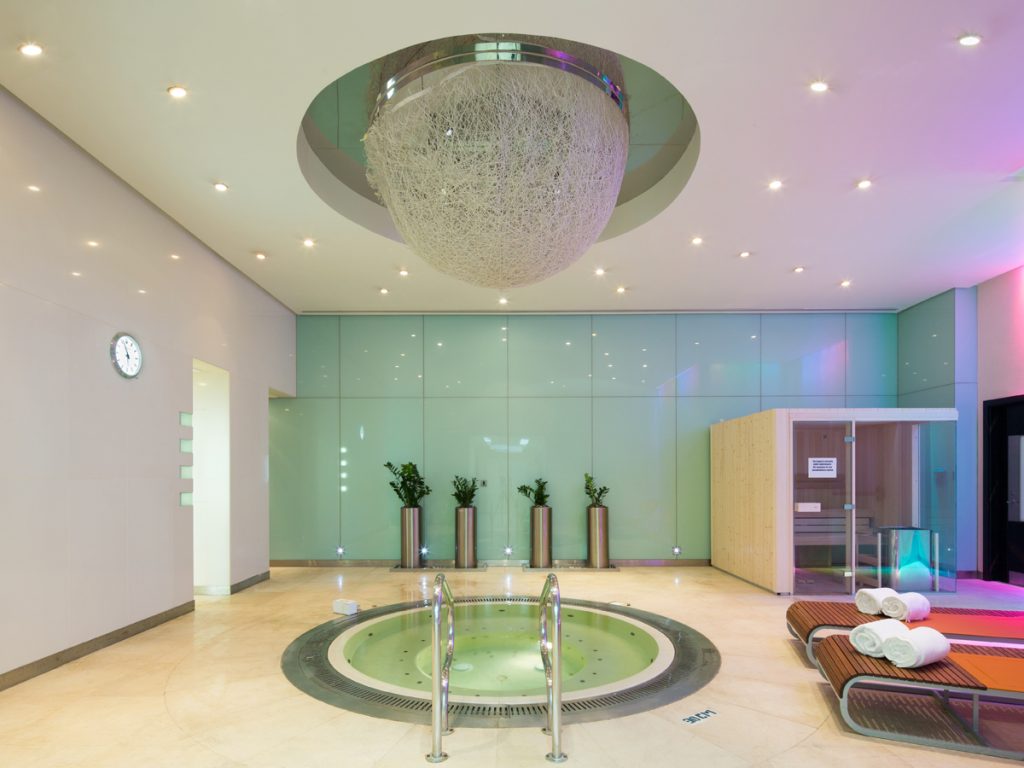 Things to do at Dubai International Airport: Relaxation Pool inside DXB Hotel