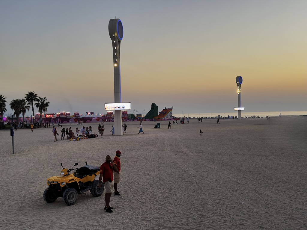 Night swimming in Dubai You can night swim at three beaches