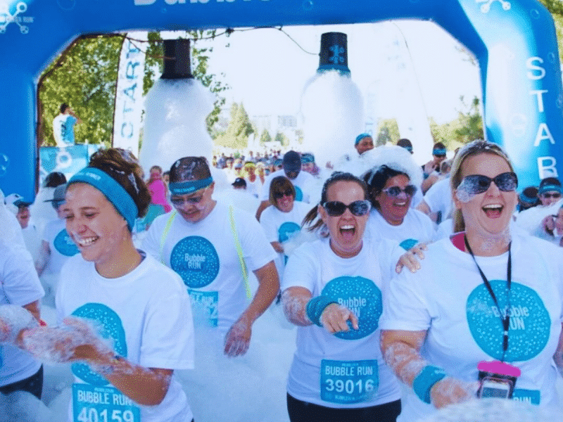 Bubble run Expo City Bubble Run is coming to Expo City tomorrow Time