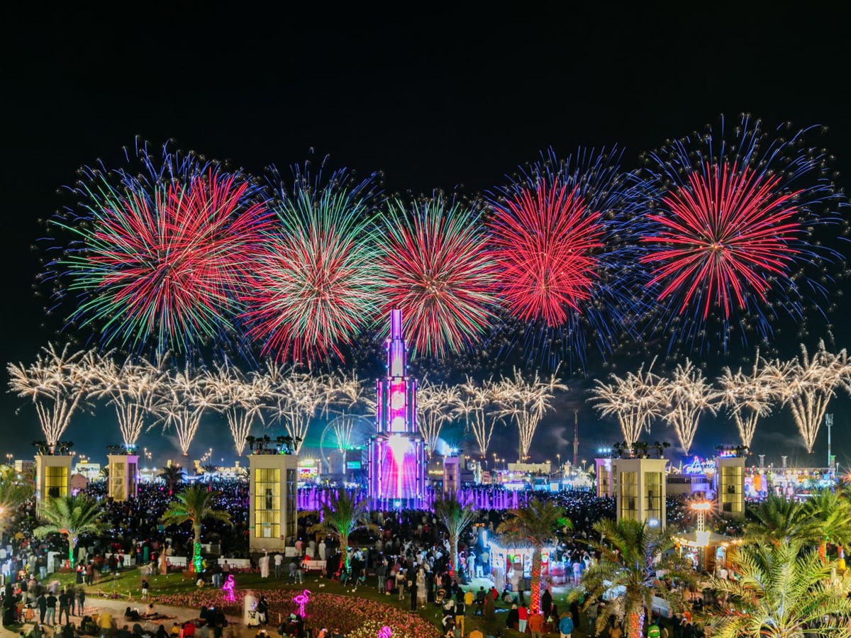 fireworks in Abu Dhabi