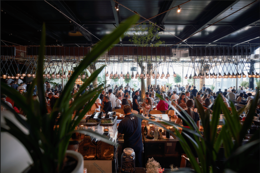 Indoor brunch in dubai