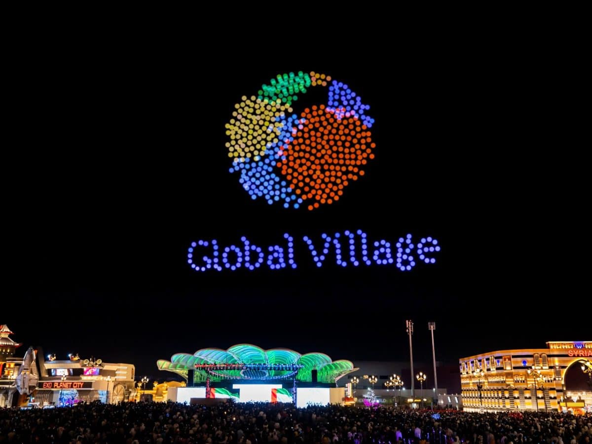 Global Village NYE fireworks and drone shows