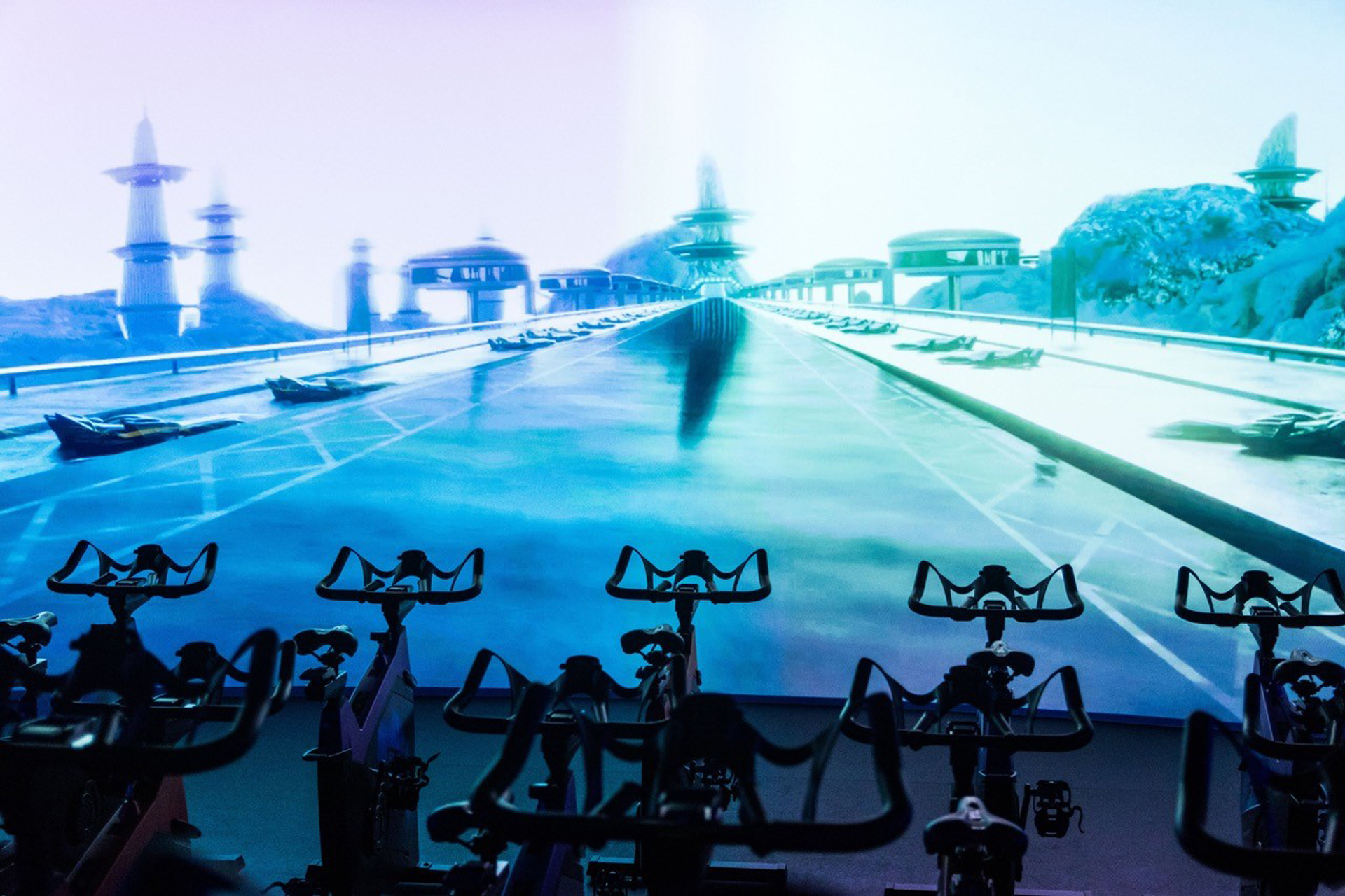 spinning bike virtual reality