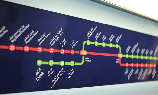 Dubai Red Line Metro Map Dubai Metro Red Line map | Things To Do | Time Out Dubai