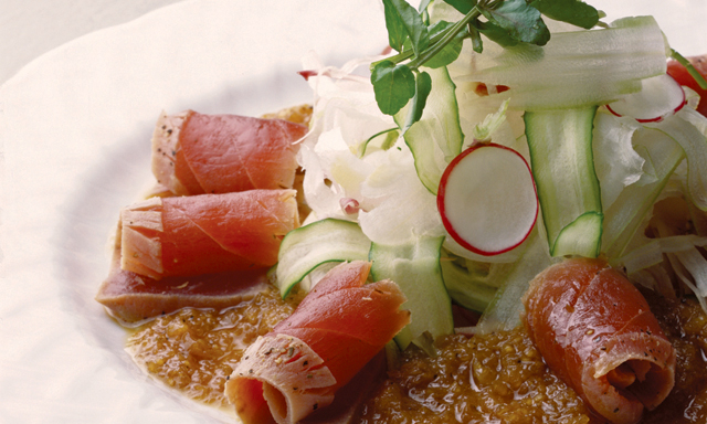 Tuna Tataki Sashimi With Matsuhisa Dressing Recipe Restaurants