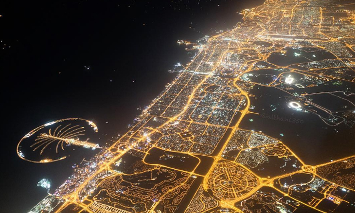 Amazing Aerial Photos And Video Of Dubai At Night Things To Do