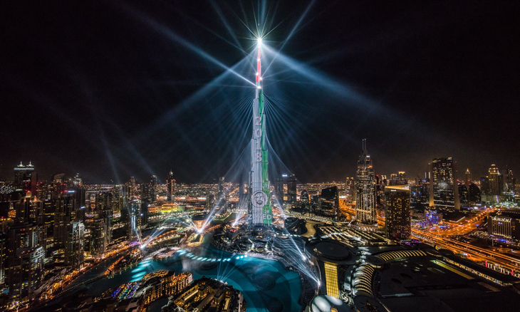 Record Breaking Burj Khalifa Light Show Extended Things To Do