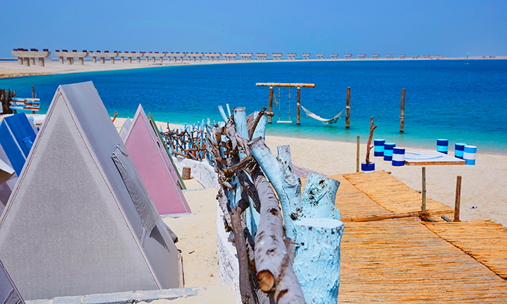 Inside Dubai S Secret Beachside Camping Resort Banan Beach