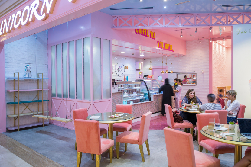 Inside The Unicorn Vibes Cafe In Jumeirah S Wasl Vita Mall