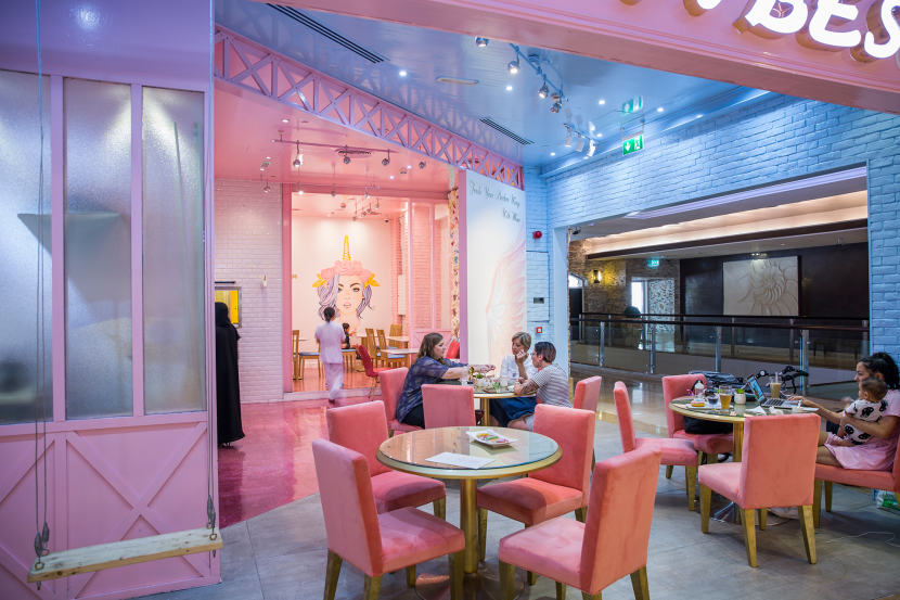 Inside The Unicorn Vibes Cafe In Jumeirah S Wasl Vita Mall