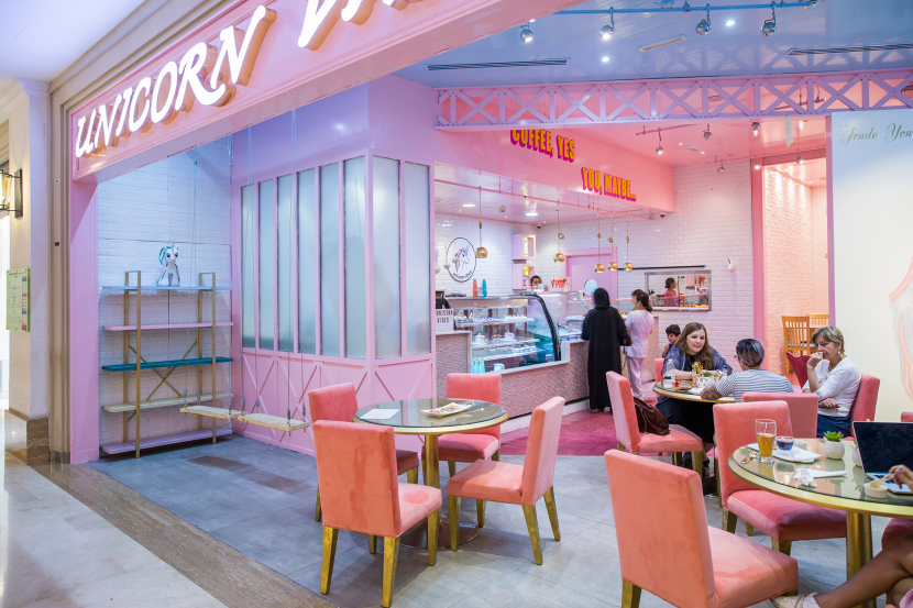 Inside The Unicorn Vibes Cafe In Jumeirah S Wasl Vita Mall