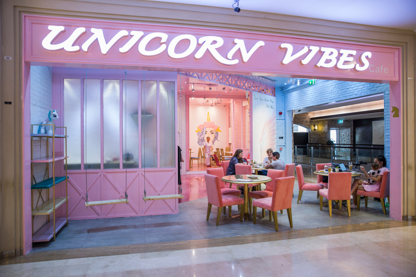 Inside The Unicorn Vibes Cafe In Jumeirah S Wasl Vita Mall