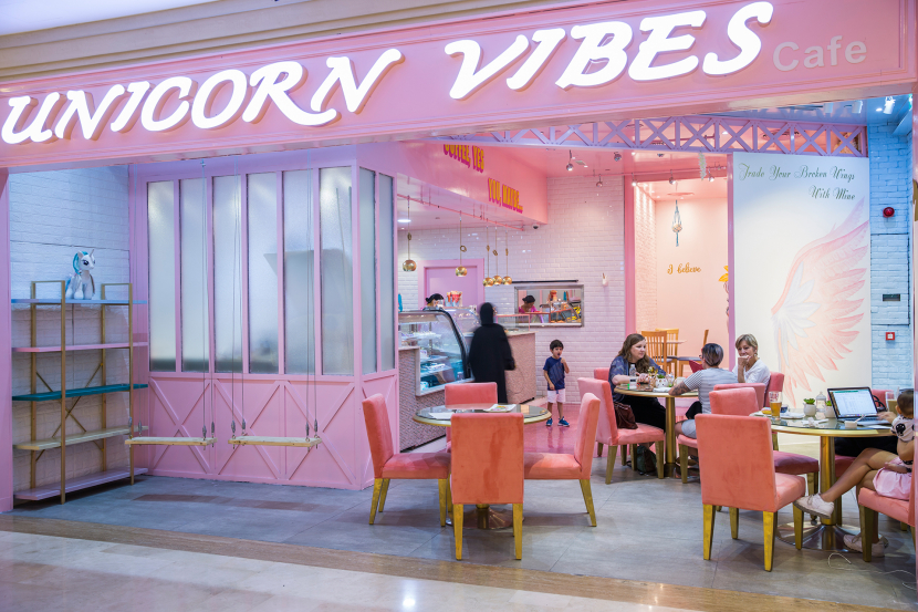 Inside The Unicorn Vibes Cafe In Jumeirah S Wasl Vita Mall