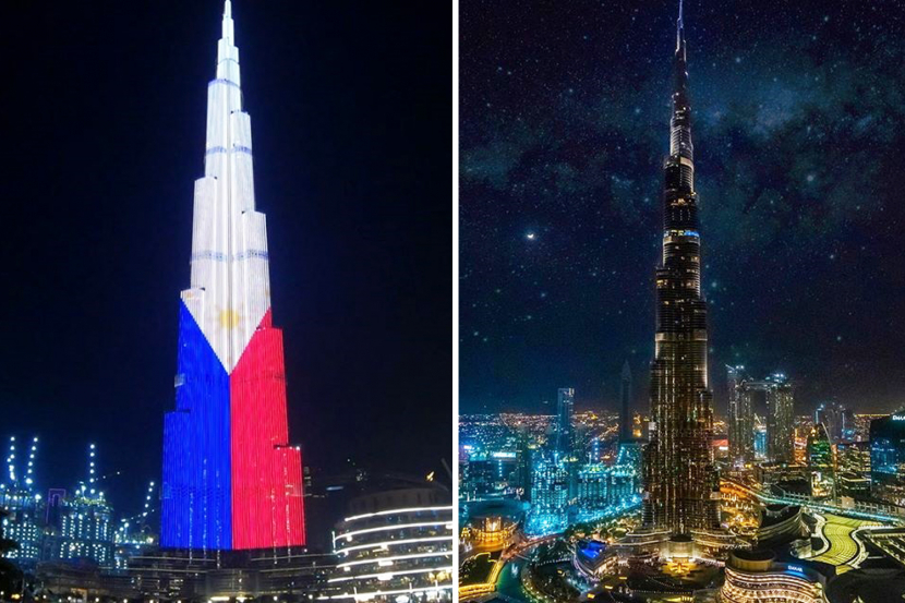 Watch Burj Khalifa Lights Up With Philippines Flag News Time
