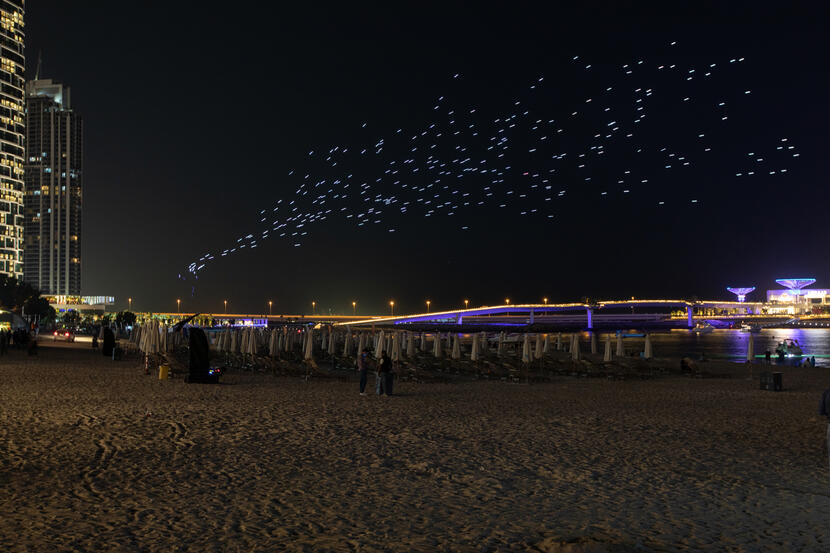 In Pictures The Stunning Drone Show At Dubai S Jbr Attractions Time Out Dubai