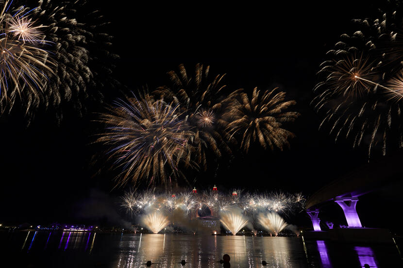 In pictures: Dubai's Atlantis The Palm New Year's Eve fireworks 2020